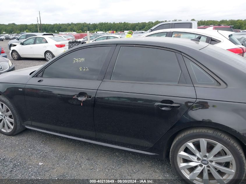 WAUKMAF46JA080006 2018 Audi A4 2.0T Tech Ultra Premium/2.0T Ultra Premium