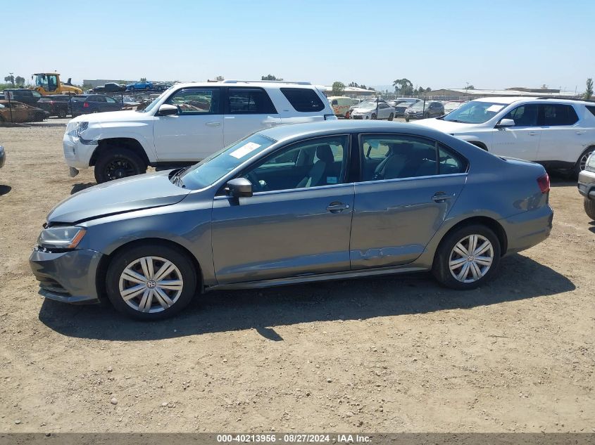 2017 Volkswagen Jetta 1.4T S VIN: 3VW2B7AJ1HM292332 Lot: 40213956