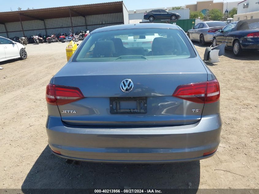 2017 Volkswagen Jetta 1.4T S VIN: 3VW2B7AJ1HM292332 Lot: 40213956