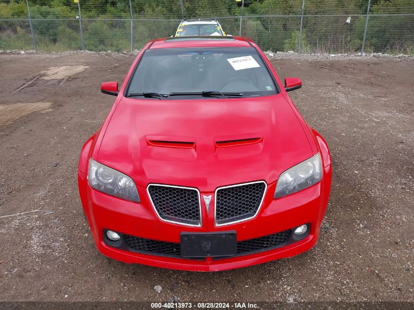 2009 Pontiac G8 VIN: 6G2ER57719L207656 Lot: 40213973