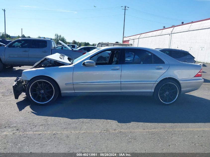 2000 Mercedes-Benz S 430 VIN: WDBNG70J3YA048387 Lot: 40213981