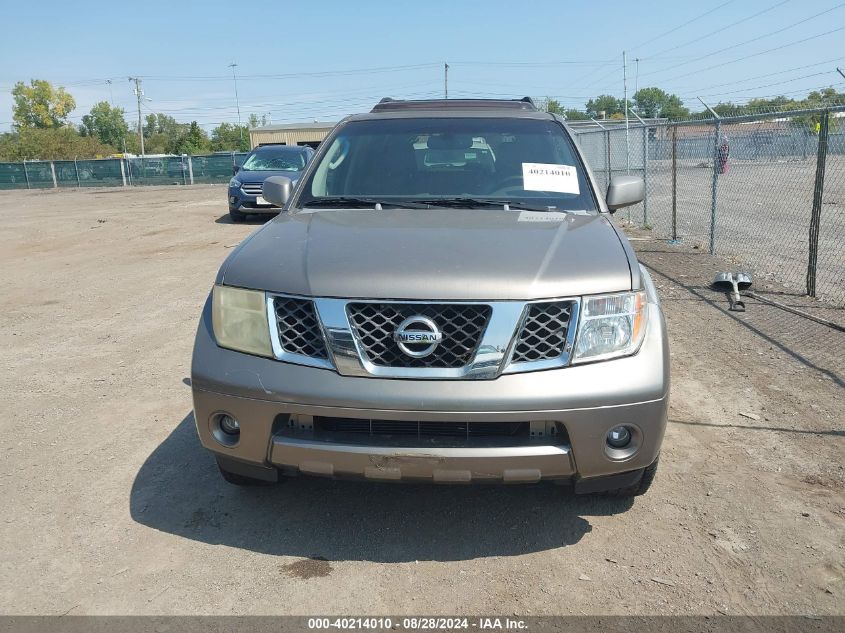 2006 Nissan Pathfinder Le VIN: 5N1AR18W26C603432 Lot: 40214010