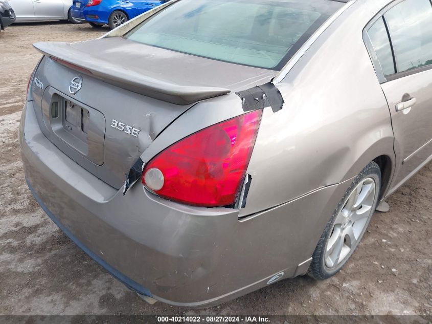 2007 Nissan Maxima 3.5 Se VIN: 1N4BA41E57C825344 Lot: 40214022