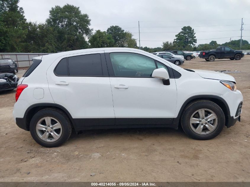 2022 Chevrolet Trax Fwd Ls VIN: KL7CJKSM3ND527285 Lot: 40214055