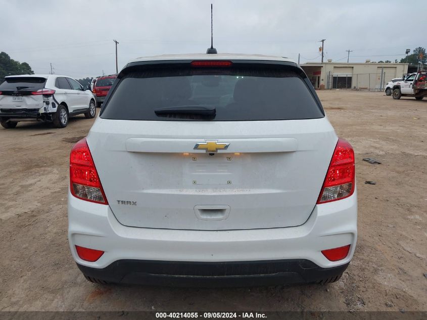 2022 Chevrolet Trax Ls VIN: KL7CJKSM3ND527285 Lot: 40214055