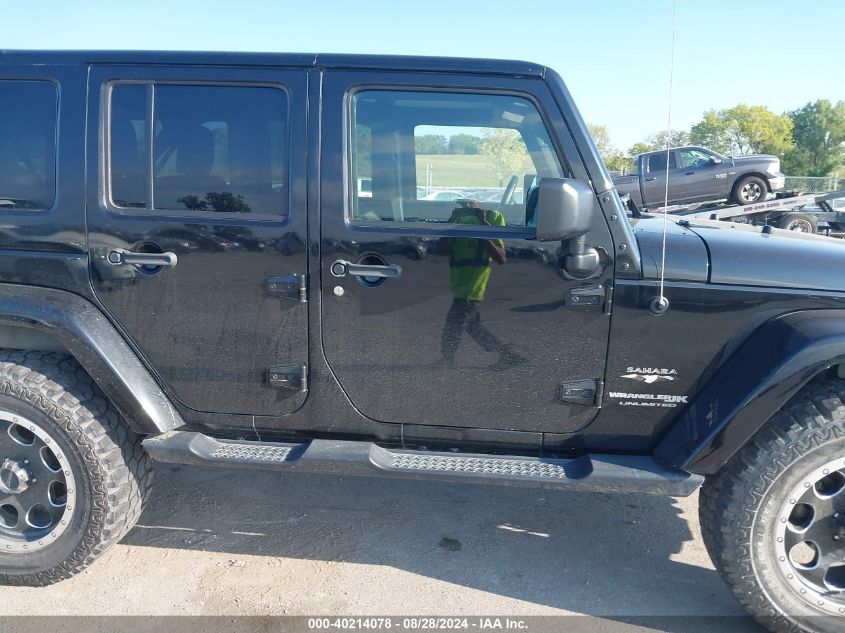 2018 Jeep Wrangler Jk Unlimited Sahara VIN: 1C4HJWEG7JL893843 Lot: 40214078