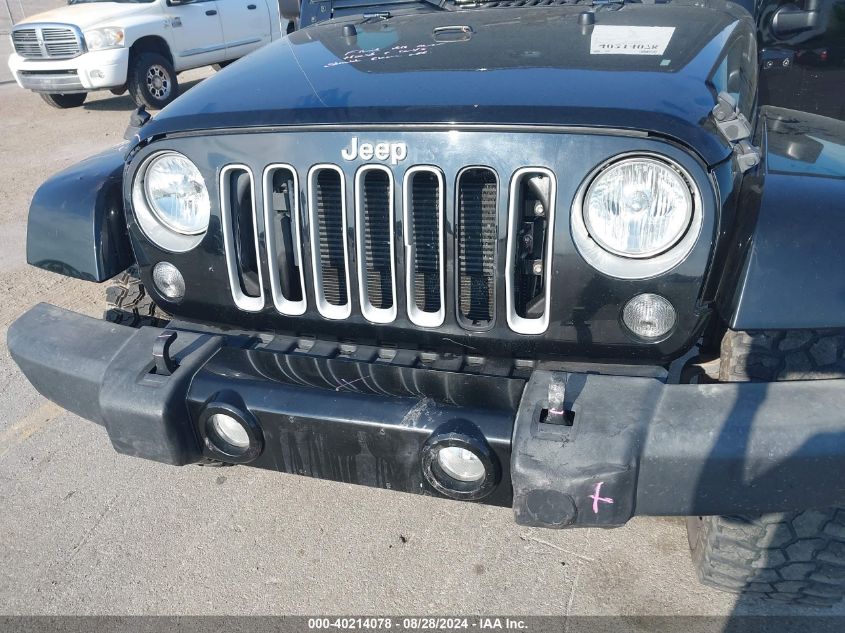 2018 Jeep Wrangler Jk Unlimited Sahara VIN: 1C4HJWEG7JL893843 Lot: 40214078