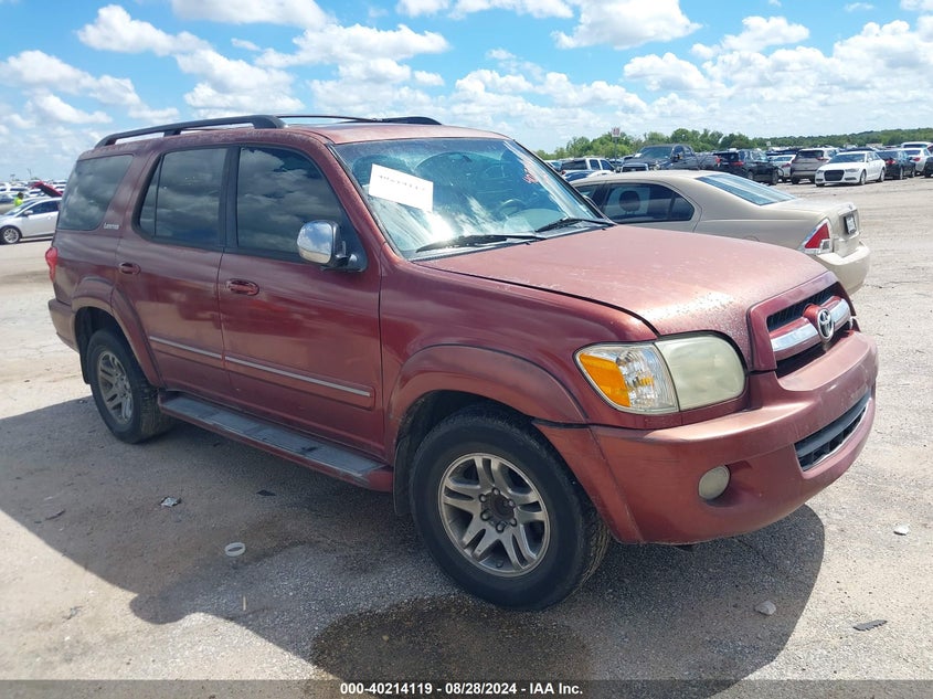 2007 Toyota Sequoia Limited V8 VIN: 5TDZT38A17S293475 Lot: 40214119