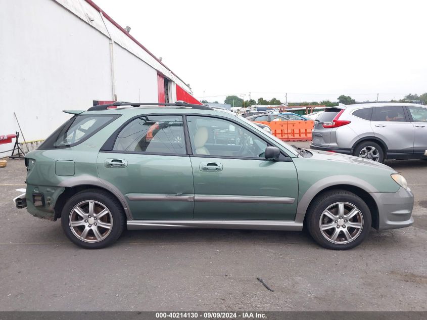 2006 Subaru Impreza Outback Sport VIN: JF1GG68676H815902 Lot: 40214130