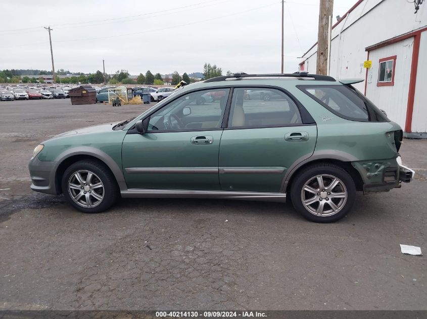 2006 Subaru Impreza Outback Sport VIN: JF1GG68676H815902 Lot: 40214130