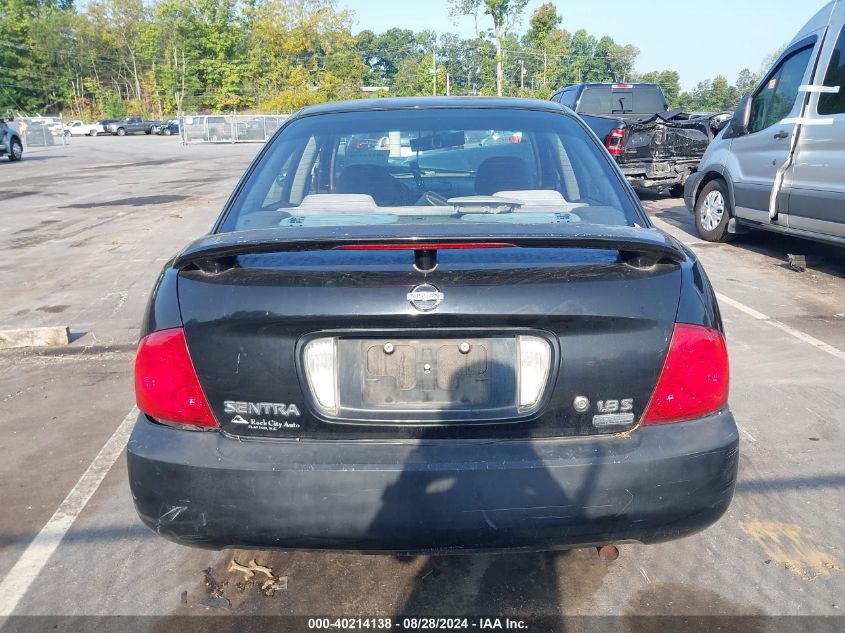 2006 Nissan Sentra 1.8S VIN: 3N1CB51D76L606934 Lot: 40214138