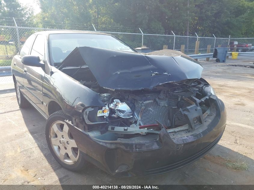 2006 Nissan Sentra 1.8S VIN: 3N1CB51D76L606934 Lot: 40214138