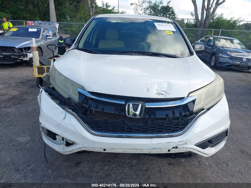 2016 Honda Cr-V Lx VIN: 5J6RM4H35GL042121 Lot: 40214176