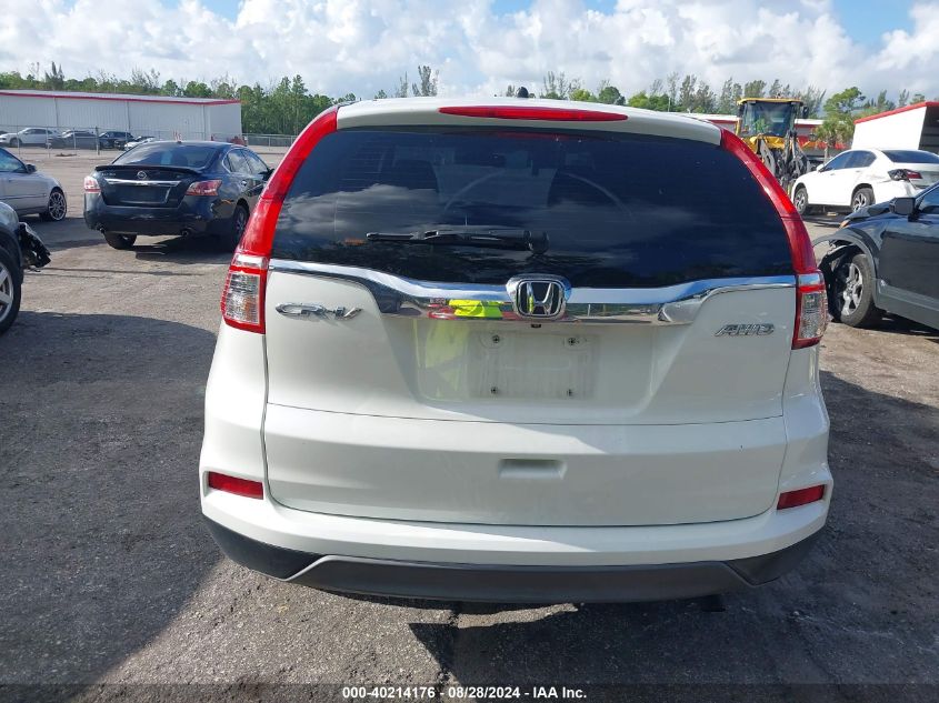 2016 Honda Cr-V Lx VIN: 5J6RM4H35GL042121 Lot: 40214176