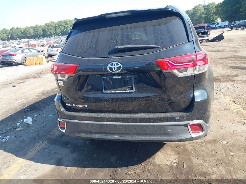 2017 Toyota Highlander Le VIN: 5TDZARFH6HS030201 Lot: 40214328