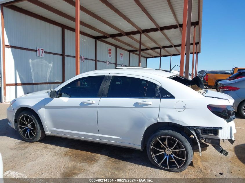 2014 Chrysler 200 Touring VIN: 1C3CCBBB9EN137256 Lot: 40214334