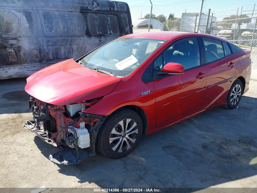 VIN JTDKAMFP6M3191543 2021 TOYOTA PRIUS PRIME XLE