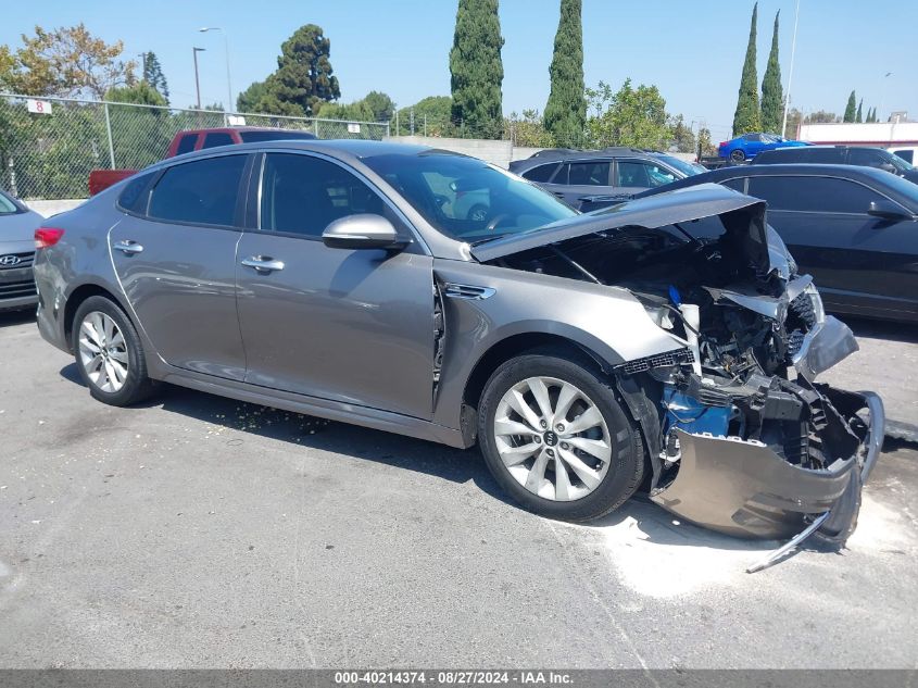 2018 Kia Optima Lx VIN: 5XXGT4L30JG261275 Lot: 40214374