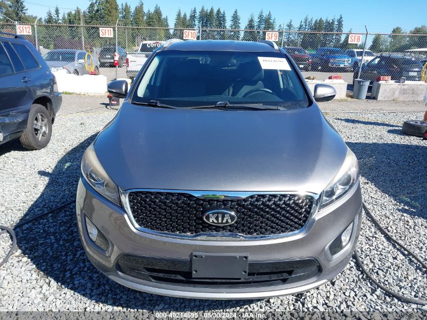 2016 KIA SORENTO 3.3L EX - 5XYPH4A55GG105968