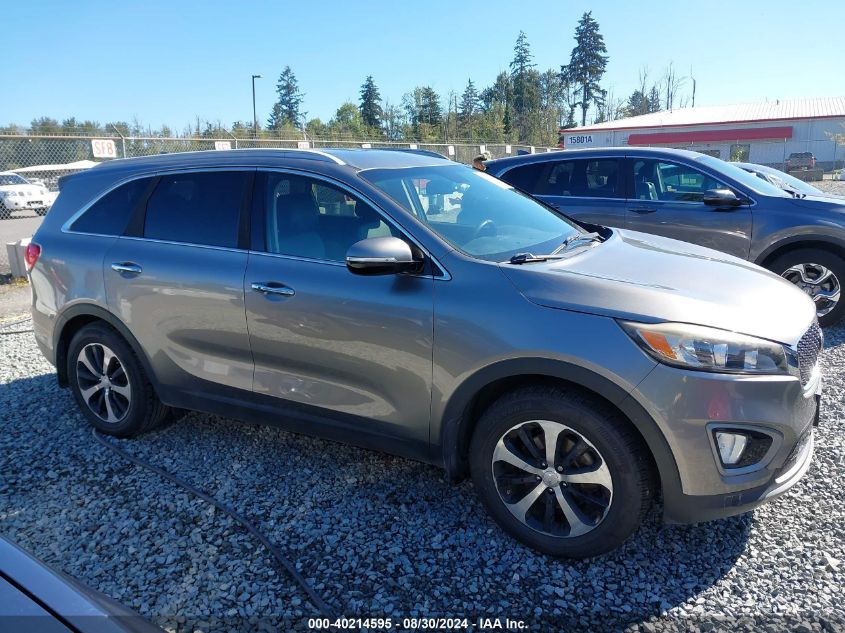 2016 KIA SORENTO 3.3L EX - 5XYPH4A55GG105968