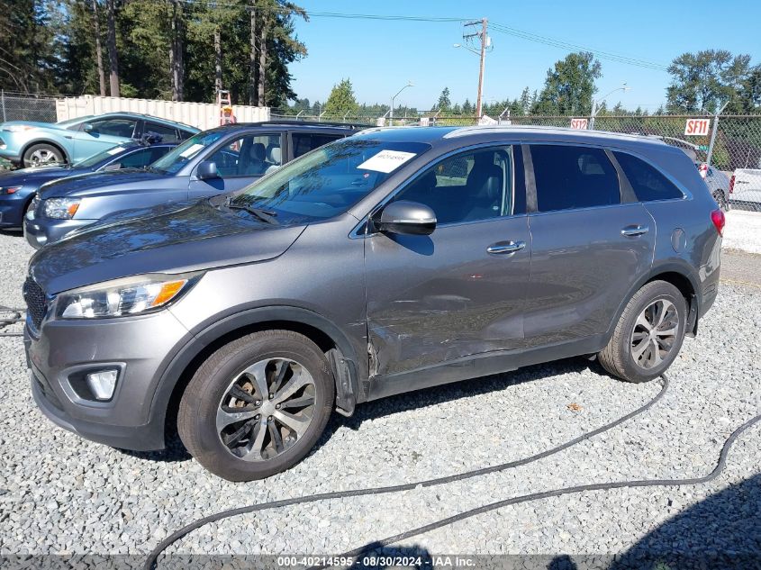 2016 KIA SORENTO 3.3L EX - 5XYPH4A55GG105968