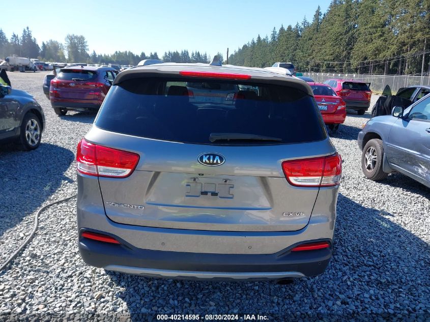 2016 Kia Sorento 3.3L Ex VIN: 5XYPH4A55GG105968 Lot: 40214595