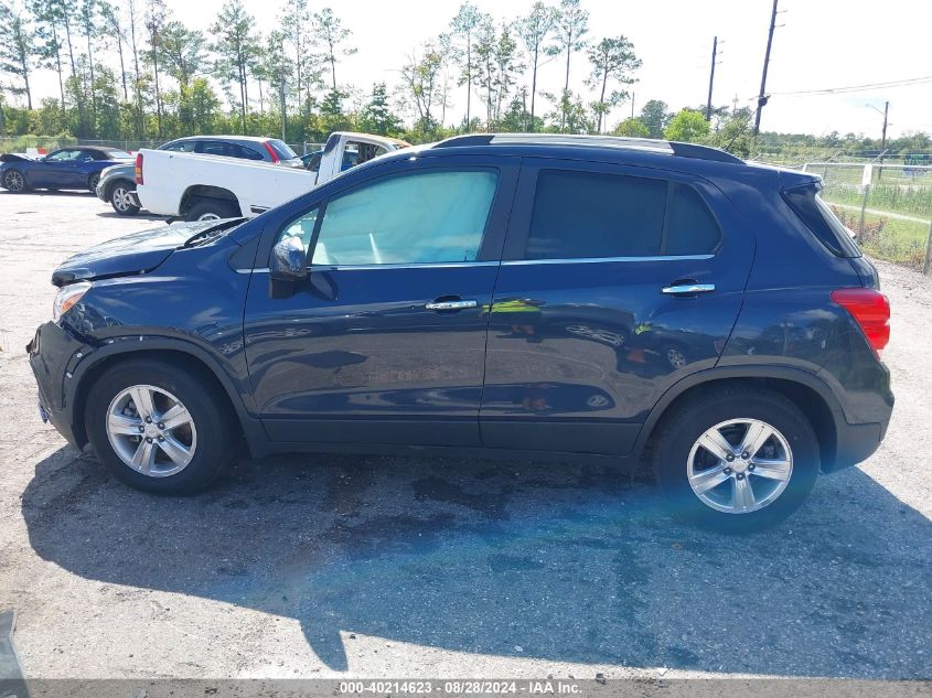 2018 Chevrolet Trax Lt VIN: 3GNCJLSB3JL346842 Lot: 40214623