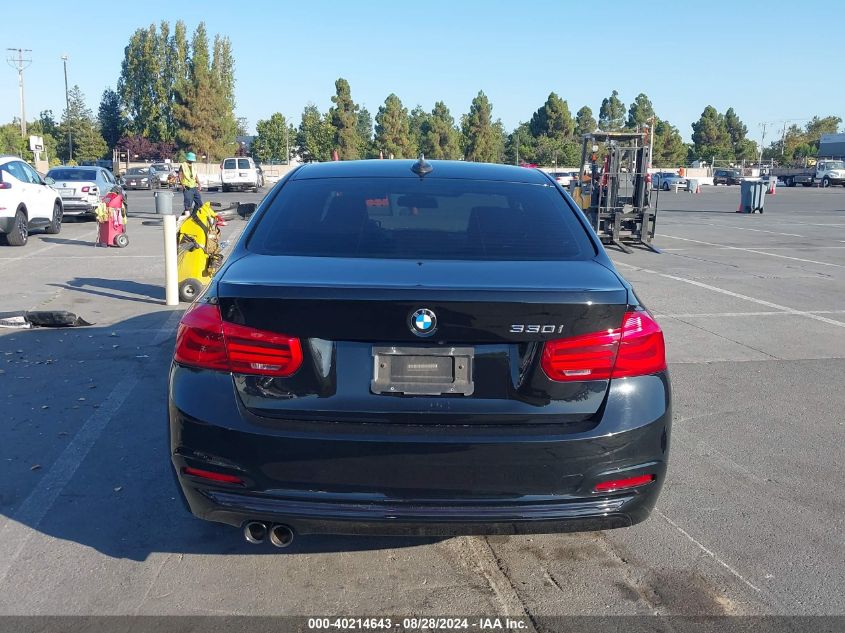 2018 BMW 330I VIN: WBA8B9G55JNU58234 Lot: 40214643