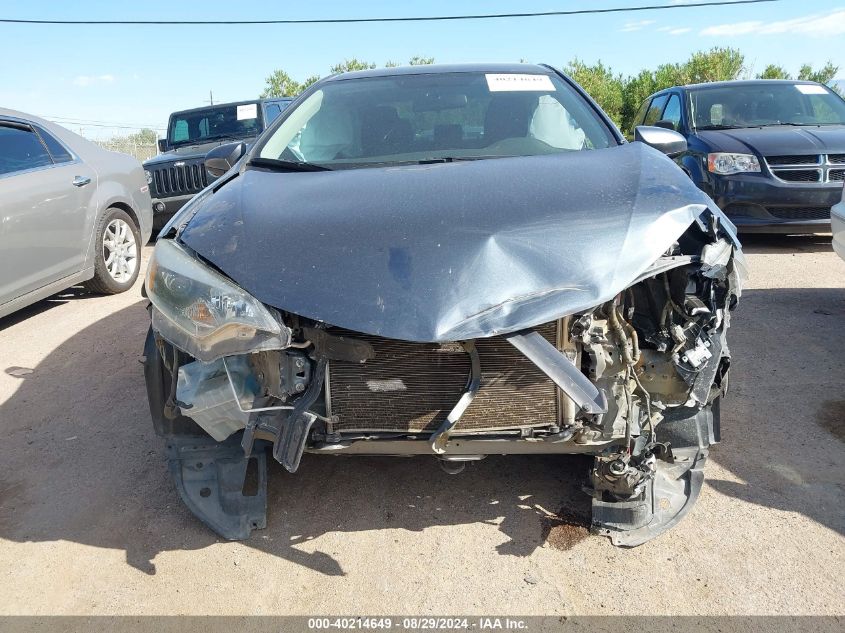 2016 Toyota Corolla Le VIN: 2T1BURHE3GC742314 Lot: 40214649