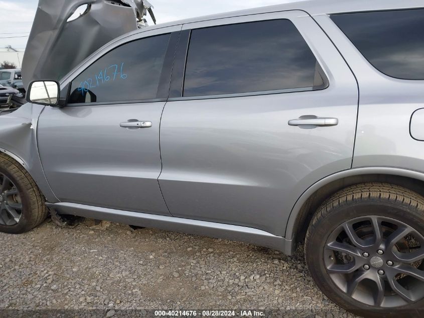 2018 Dodge Durango R/T Awd VIN: 1C4SDJCT5JC328023 Lot: 40214676