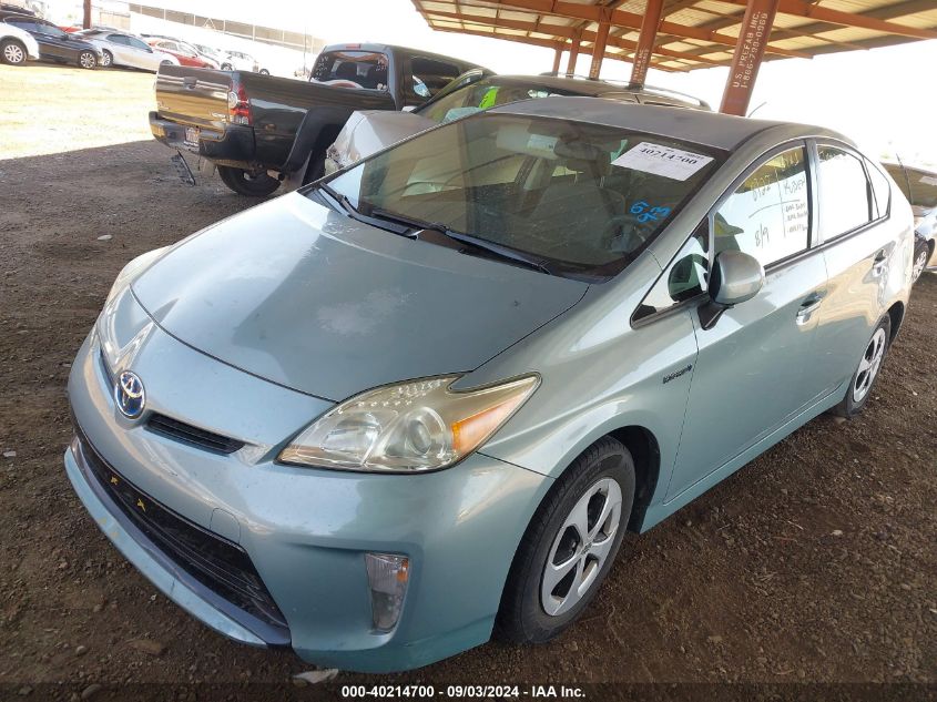 2015 Toyota Prius Two VIN: JTDKN3DU3F1943415 Lot: 40214700