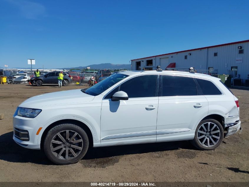 2017 Audi Q7 3.0T Premium VIN: WA1VAAF77HD053404 Lot: 40214719