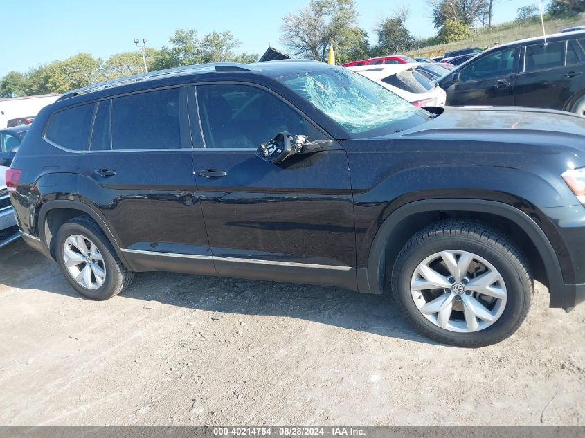 2018 Volkswagen Atlas 3.6L V6 Sel VIN: 1V2MR2CA0JC593896 Lot: 40214754