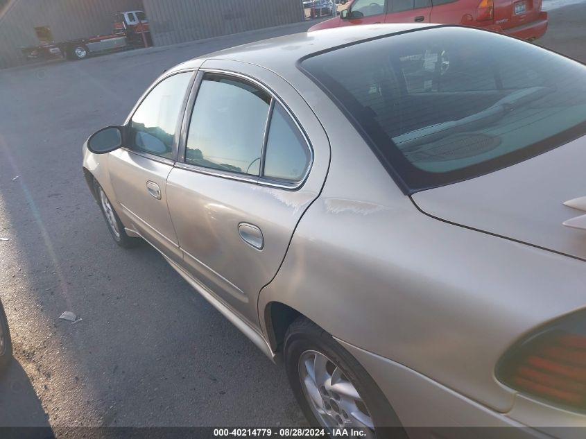 2004 Pontiac Grand Am Se1 VIN: 1G2NF52E74M554679 Lot: 40214779