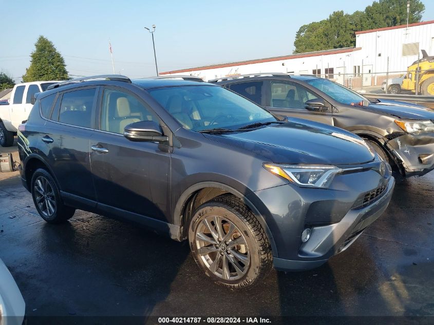 2018 Toyota Rav4 Limited VIN: JTMYFREV4JJ175695 Lot: 40214787