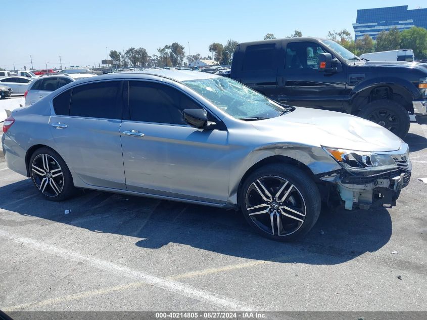 2017 Honda Accord Lx VIN: 1HGCR2F30HA269266 Lot: 40214805