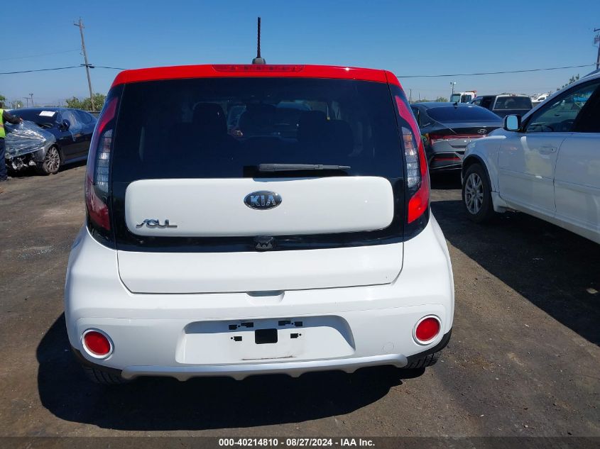 2018 Kia Soul + VIN: KNDJP3A54J7573827 Lot: 40214810