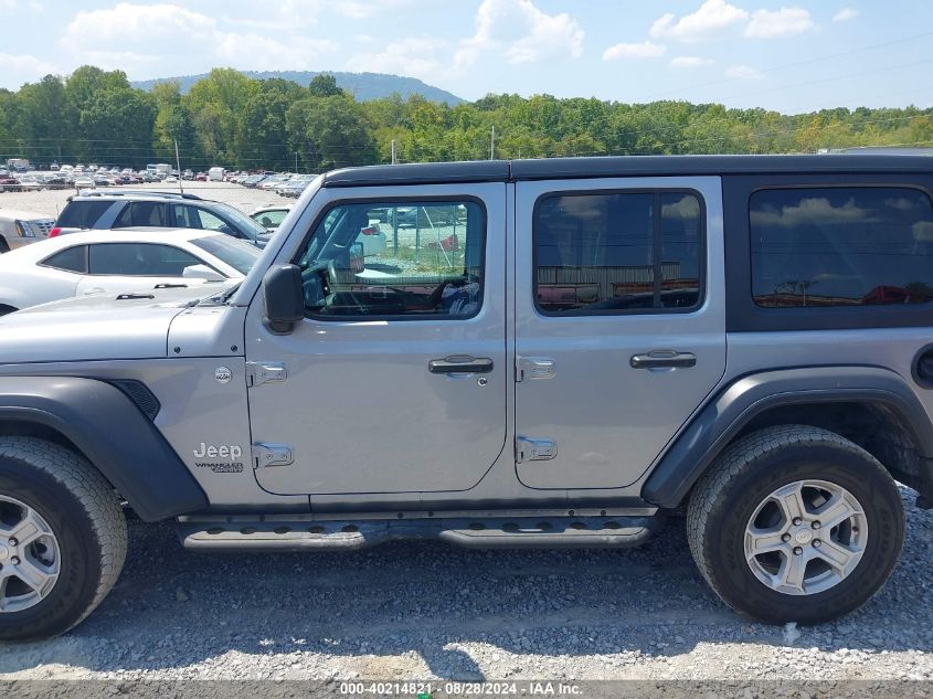 2018 Jeep Wrangler Unlimited Sport S 4X4 VIN: 1C4HJXDN6JW145489 Lot: 40214821