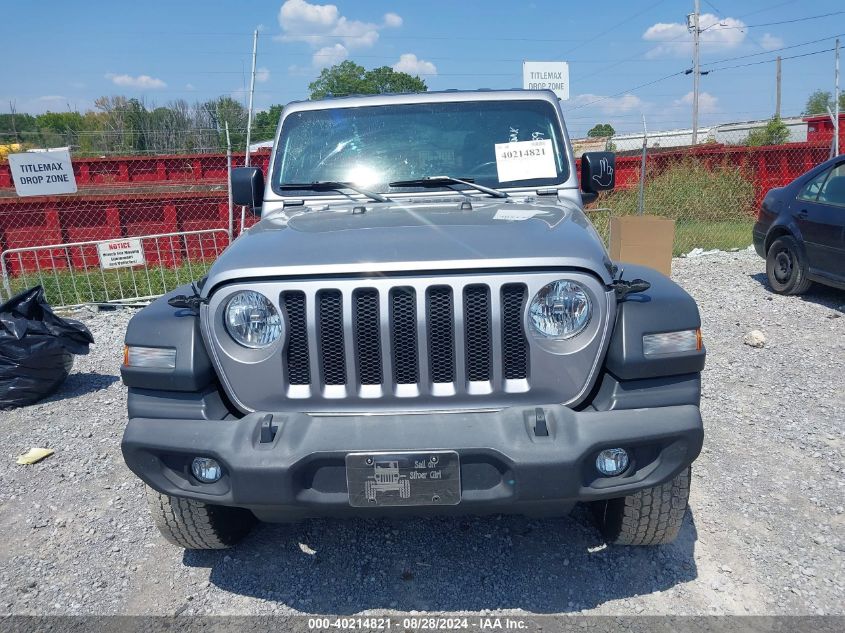 2018 Jeep Wrangler Unlimited Sport S 4X4 VIN: 1C4HJXDN6JW145489 Lot: 40214821