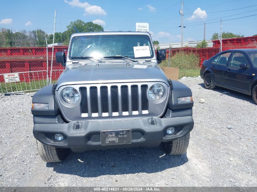 2018 Jeep Wrangler Unlimited Sport S 4X4 VIN: 1C4HJXDN6JW145489 Lot: 40214821