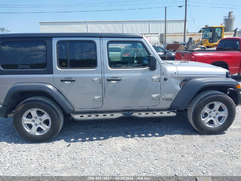 2018 Jeep Wrangler Unlimited Sport S 4X4 VIN: 1C4HJXDN6JW145489 Lot: 40214821