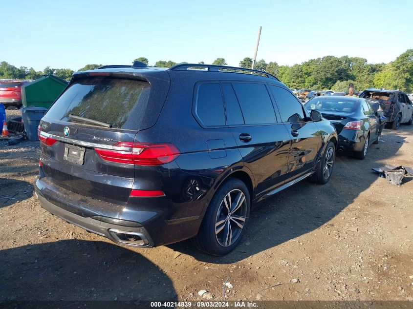 2019 BMW X7 xDrive50I VIN: 5UXCX4C59KLS38064 Lot: 40214839