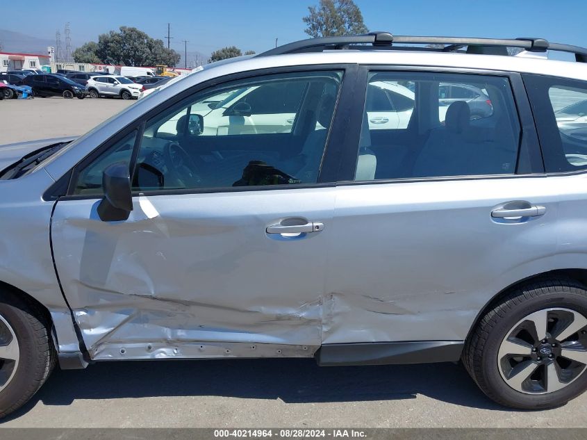 2017 Subaru Forester 2.5I VIN: JF2SJABC1HH494581 Lot: 40214964