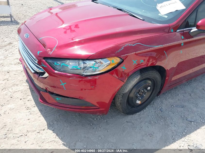 2017 Ford Fusion Se VIN: 3FA6P0HD0HR272143 Lot: 40214965