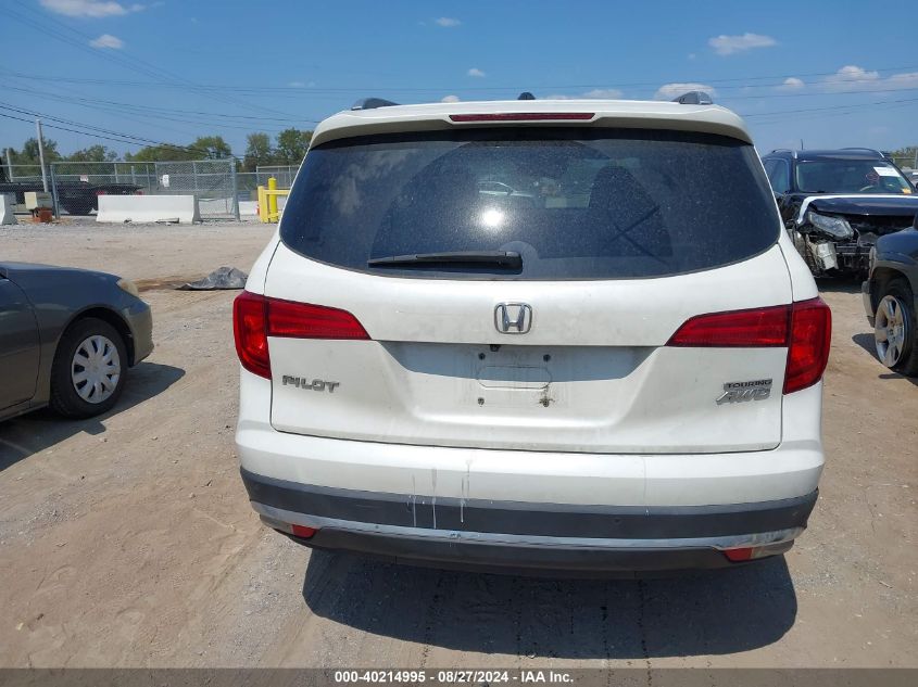 2016 Honda Pilot Touring VIN: 5FNYF6H90GB091354 Lot: 40214995