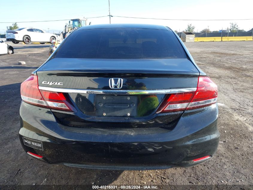 2013 Honda Civic Ex VIN: 19XFB2F89DE240478 Lot: 40215031