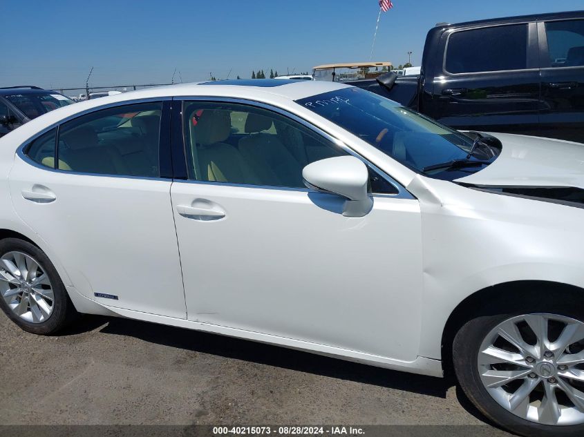 2015 Lexus Es 300H VIN: JTHBW1GG4F2099739 Lot: 40215073