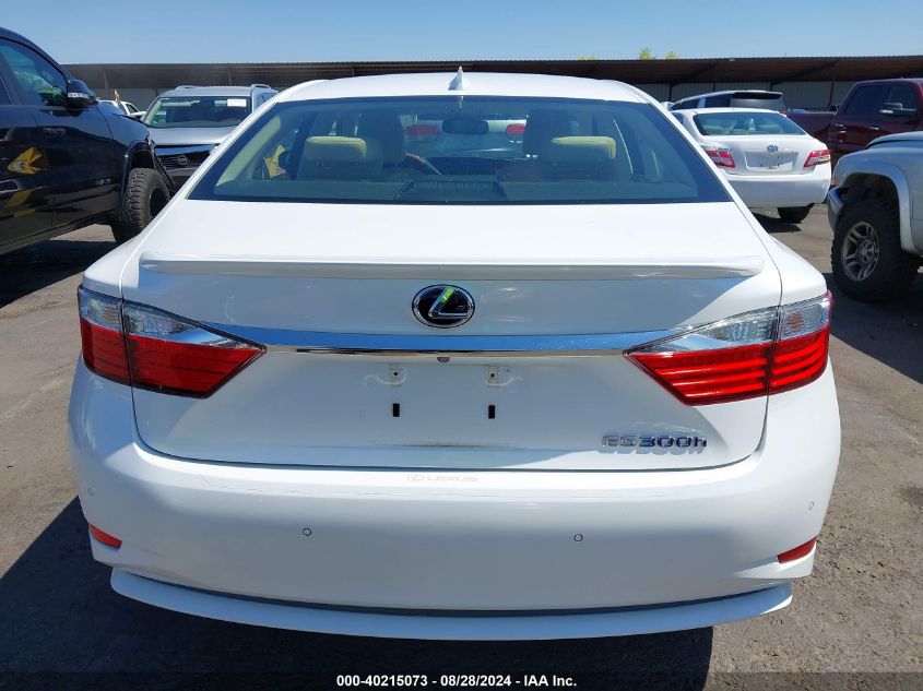 2015 Lexus Es 300H VIN: JTHBW1GG4F2099739 Lot: 40215073