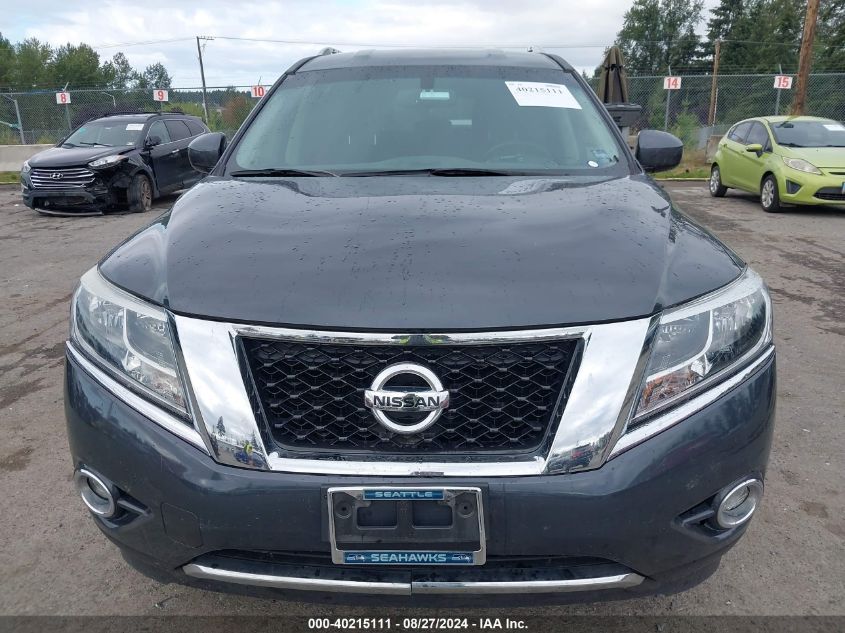 2014 Nissan Pathfinder Hybrid Sl VIN: 5N1CR2MN8EC650846 Lot: 40215111