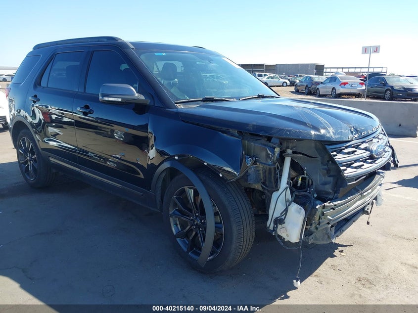 VIN 1FM5K7D84JGA24959 2018 FORD EXPLORER XLT